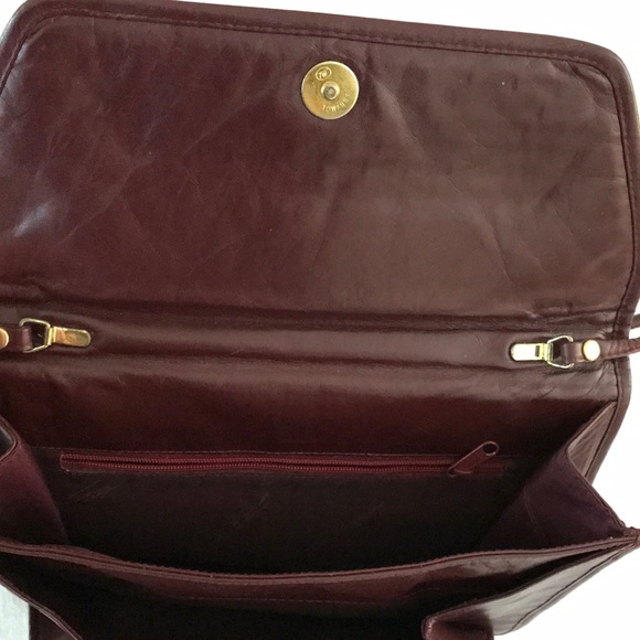 Etienne Aigner Bags Etienne Aigner Burgundy Genuine Leather Purse